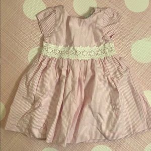 Ralph Lauren pink stripe 18month dress